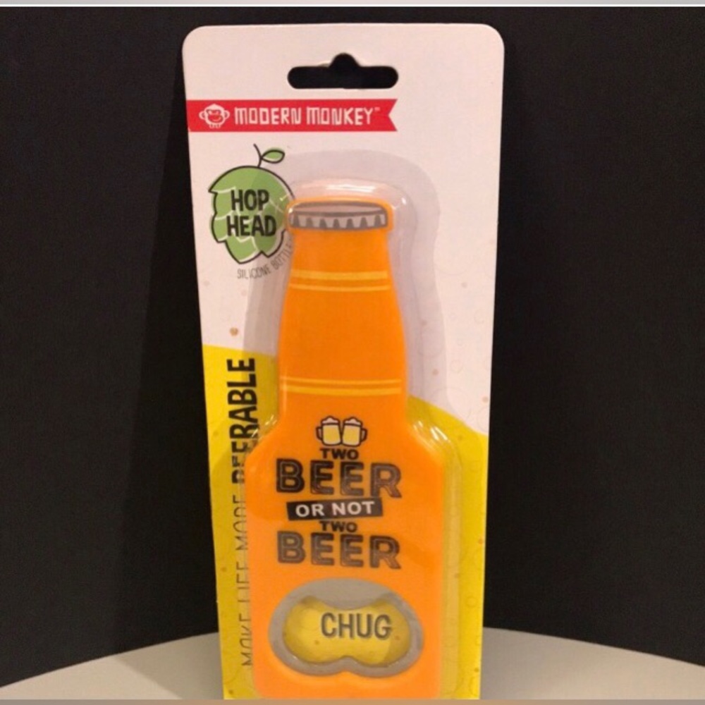 ❌Must Bundle❌🍺Silicone Bottle Key with Metal Opener-NWT